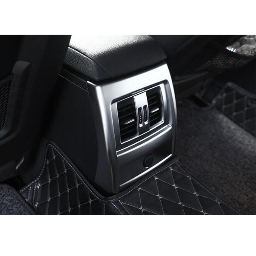 BMW 3 F30 F31 F34 Chrom Carbon Mittelkonsole Armlehne Luftdüsen Lüftung Abdeckung