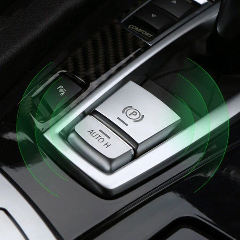BMW 5 / 6 / 7 / X3 / X4 / X5 / X6 Chrom Elektronische Handbremse Abdeckung