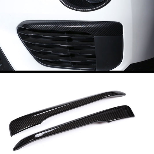 BMW X1 F48 Carbon Luftdüsen Lüftungs Gitter Nebelscheinwerfer Vorne Leiste Abdeckung