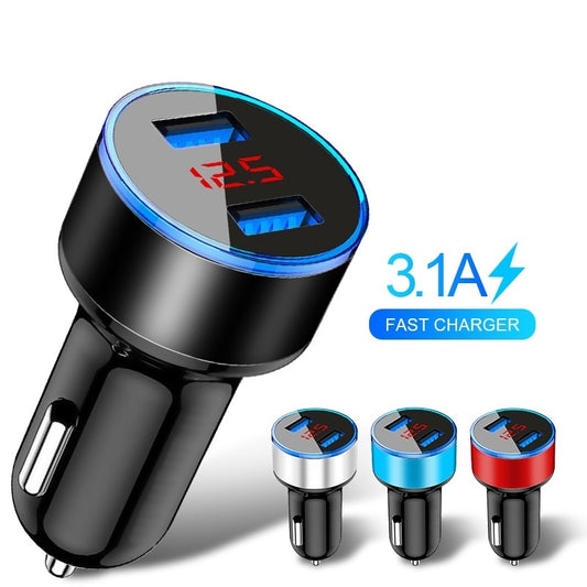 Schneller Auto Ladegerät Dual USB für Handys und Tablets