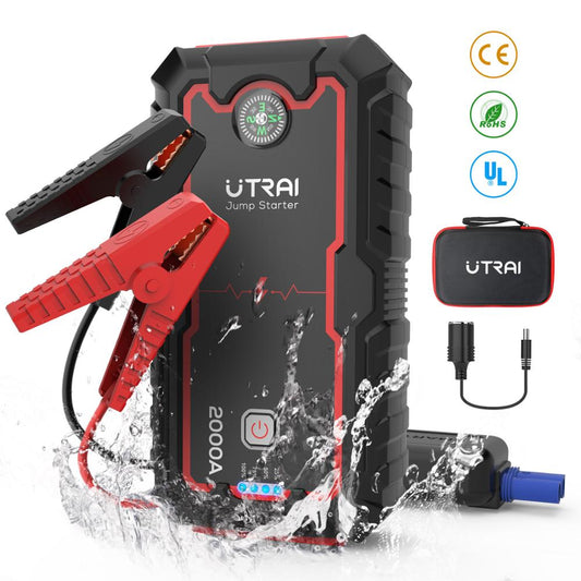 Auto Batterie Starthilfe Autobatterie Überbrücken Aufladen 22000mAh
