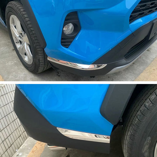 Toyota RAV4 XA50 Edelstahl Stoßfänger Stoßstange Hinten Vorne Leiste