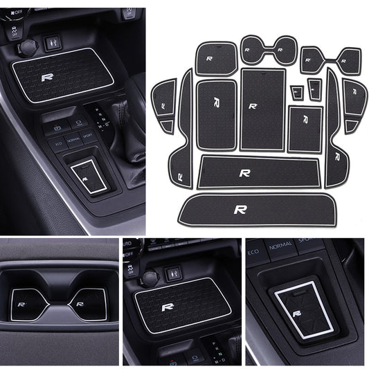 Toyota RAV4 XA50 Antirutschmatte Gummimatten Rutschfeste Matten mit Logo