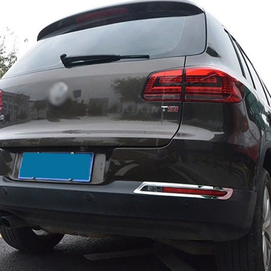VW Tiguan PQ35 Chrom Nebelscheinwerfer Licht Hinten Abdeckung Rahmen