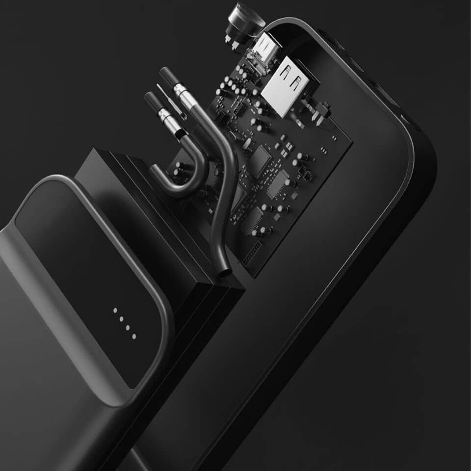 Auto Batterie Starthilfe Autobatterie Überbrücken Aufladen 11000mAh
