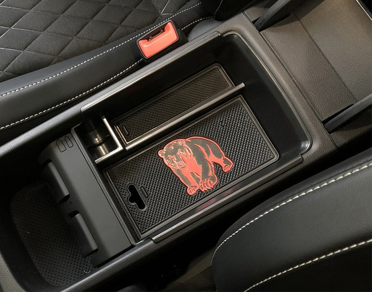 Skoda Karoq Mittelkonsole Armlehne Aufbewahrungs Box Kiste Lagerung Ablagekasten