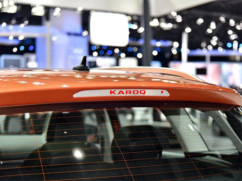 Skoda Karoq Brems Licht Fenster Abdeckung Rahmen Hinten