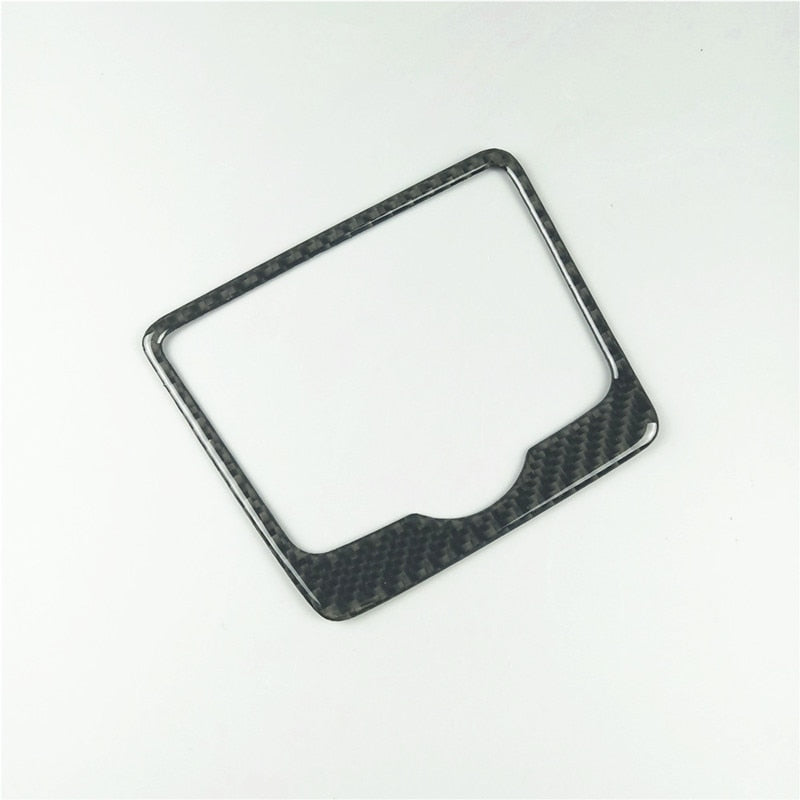 Audi A4 A5 B9 Carbon Mittelkonsole Menu Radio Knopf Schalter Abdeckung Rahmen
