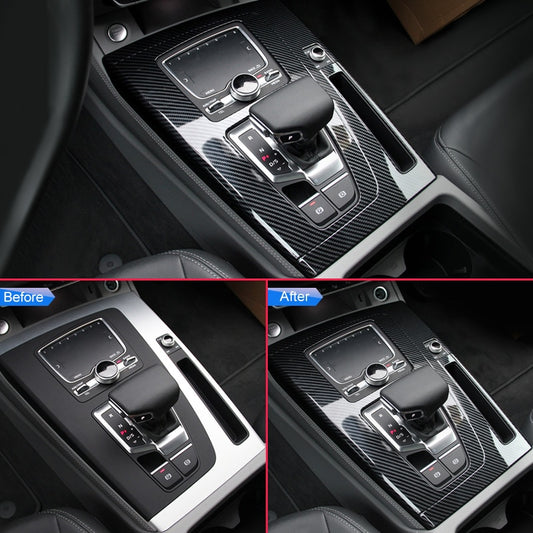 Audi Q5 B9 Carbon Schaltehebel Getriebe Mittelkonsole Gehäuse Abdeckung