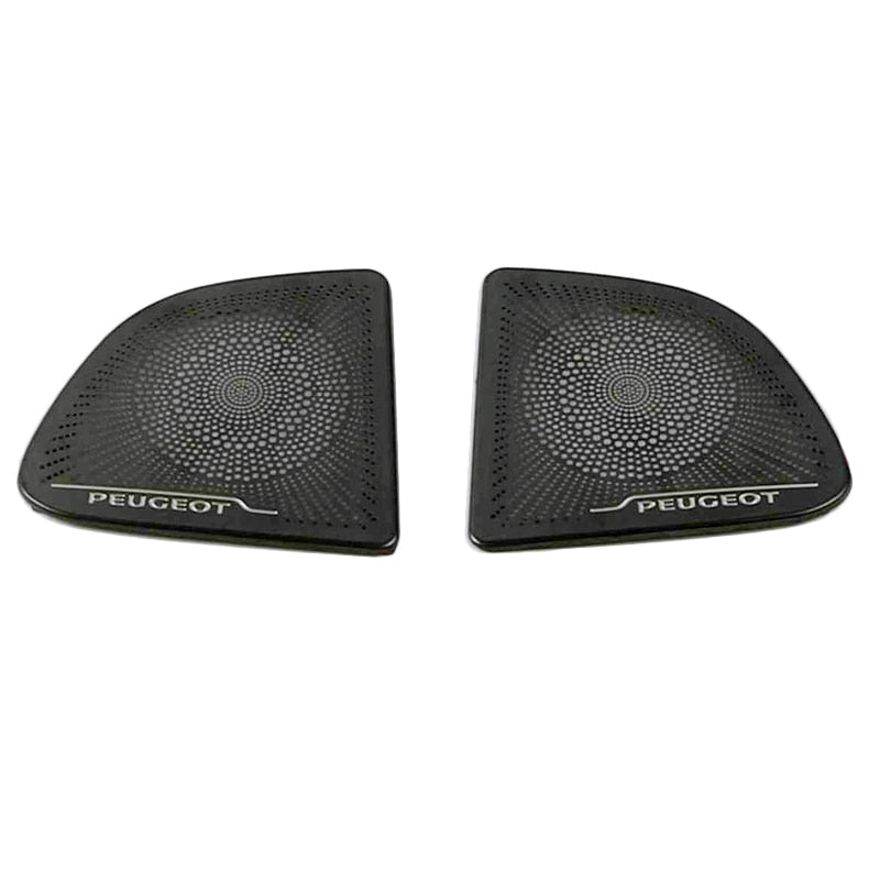 Peugeot 2008 / e-2008 Edelstahl Tür Lautsprecher Dach Leselicht Abdeckung Blende