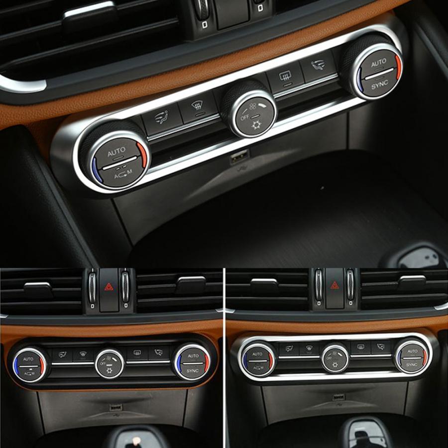 Alfa Romeo Giulia Stelvio Mittelkonsole Klimabedienteil Heizungsbedienteil AC Steuerung Abdeckung
