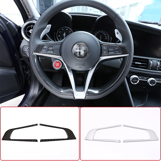 Alfa Romeo Giulia Stelvio Lenkrad Tasten Knopfe Abdeckung