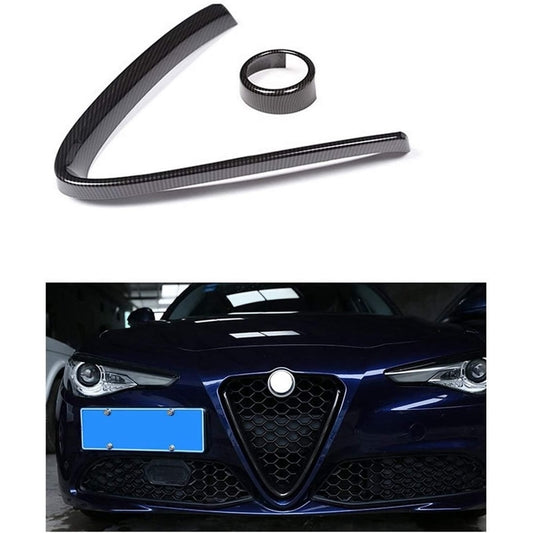 Alfa Romeo Giulia Kühlergrill Logo Vorne Abdeckung