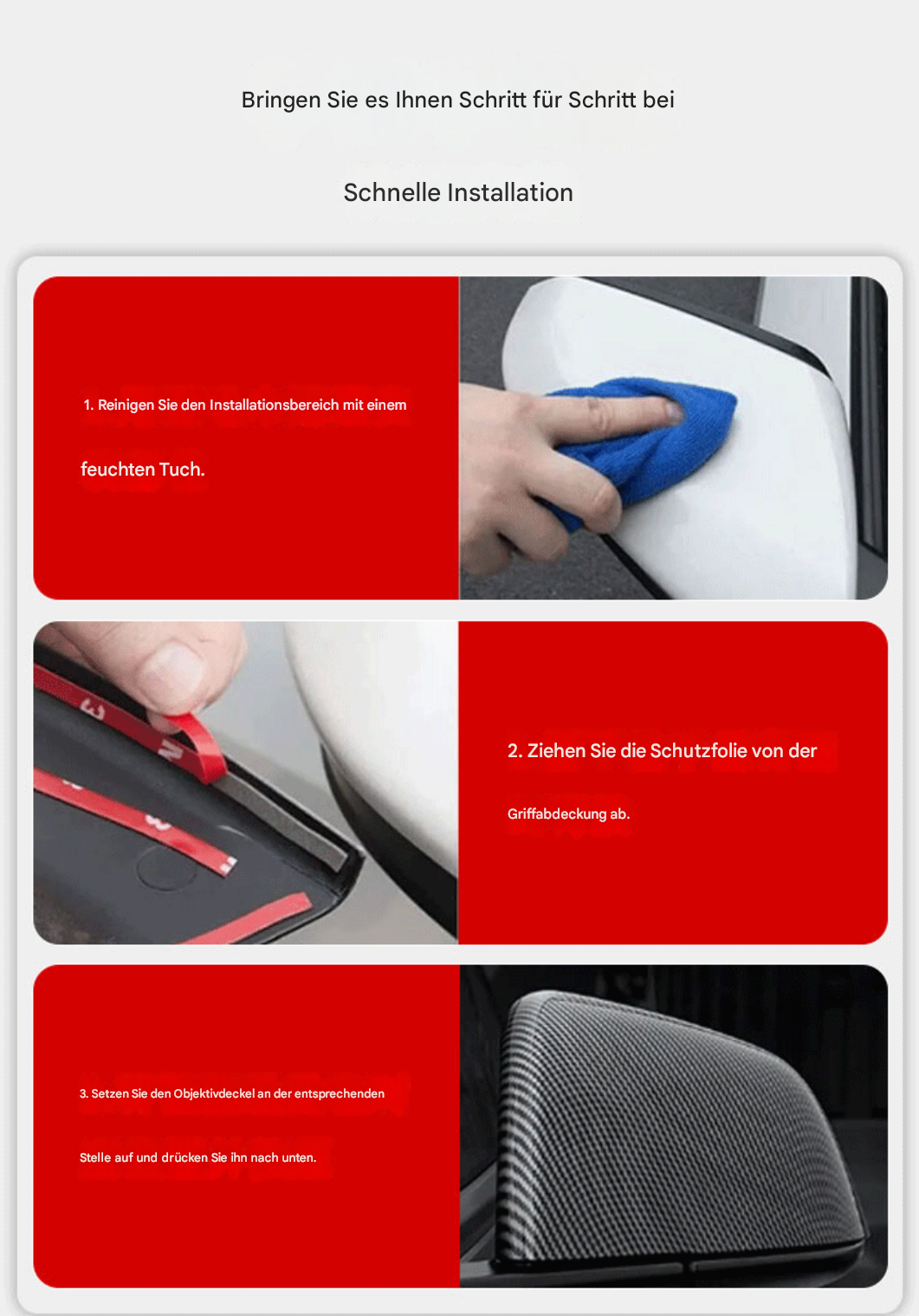 Verchromte Außenspiegelabdeckung für Suzuki Vitara (2008–2015) – Spiegelkappen aus ABS