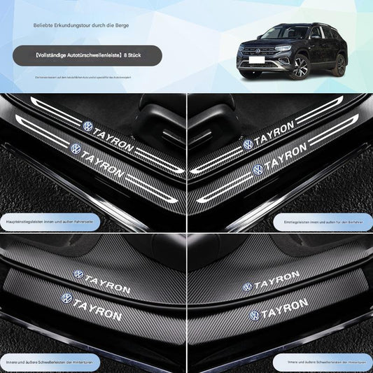Einstiegsleisten & Türschweller-Schutz für VW Tayron 2024 – Edelstahl Einstiegsleisten mit Begrüßungsfunktion, Innenraum-Zubehör & Dekorleisten