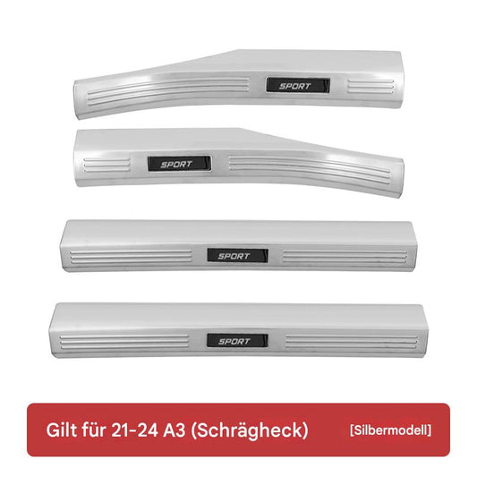 Einstiegsleisten Türschweller Schutz passend für Audi A3 – Edelstahl Türschwellerleisten Innenraum Dekor & Tuning Zubehör