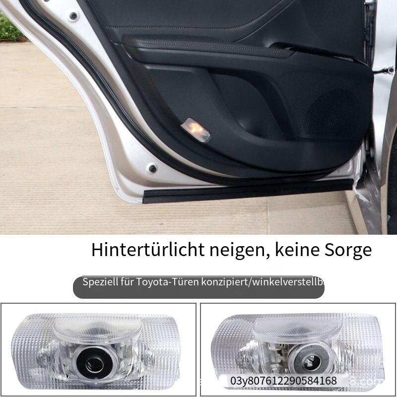 Willkommenslicht LED Türprojektor für Toyota Kompatibel mit: Camry, Crown, Harrier (Venza), Avalon, Highlander, Previa