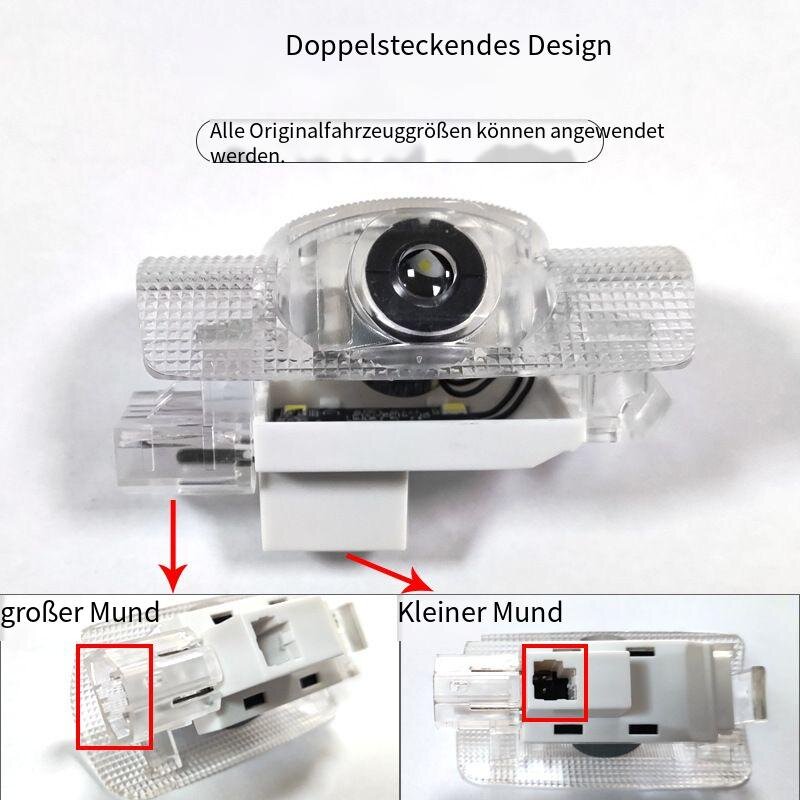 Willkommenslicht LED Türprojektor für Toyota Kompatibel mit: Camry, Crown, Harrier (Venza), Avalon, Highlander, Previa