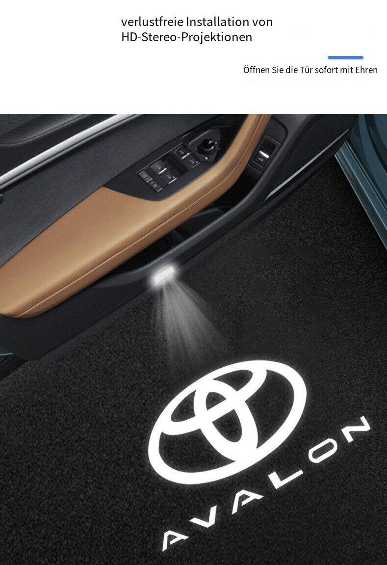 Willkommenslicht LED Türprojektor für Toyota Kompatibel mit: Camry, Crown, Harrier (Venza), Avalon, Highlander, Previa