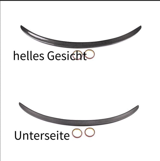 Für Tesla Heckspoiler Model 3 Originalversion Echte Kohlefaser Heckspoiler 1-teil Set