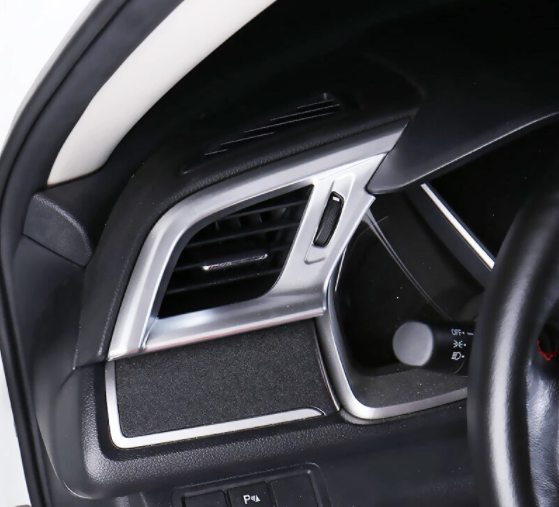 Honda Civic FK Chrom Innenraum Luftdüsen Lüftungsgitter Lüftungsschacht Rahmen Abdeckung