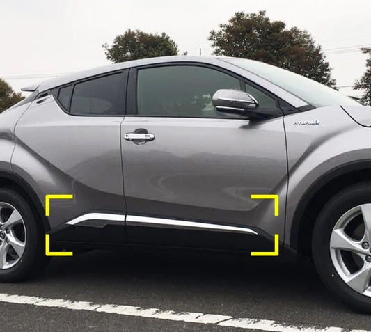 Toyota C-HR Chrom Zierleisten Seitenzierleisten Türleisten