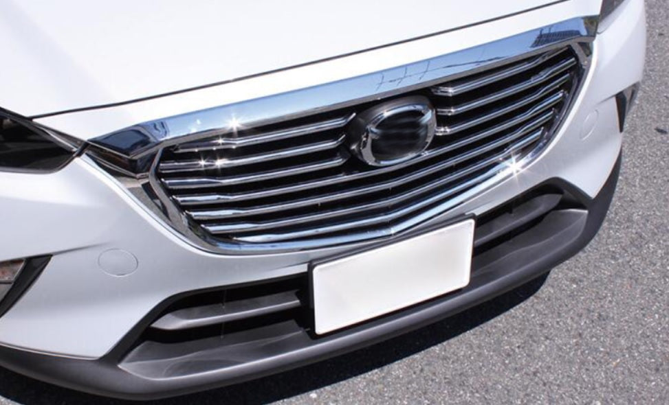 Mazda CX3 Chrom Kühlergrill Gitter Leiste Abdeckung