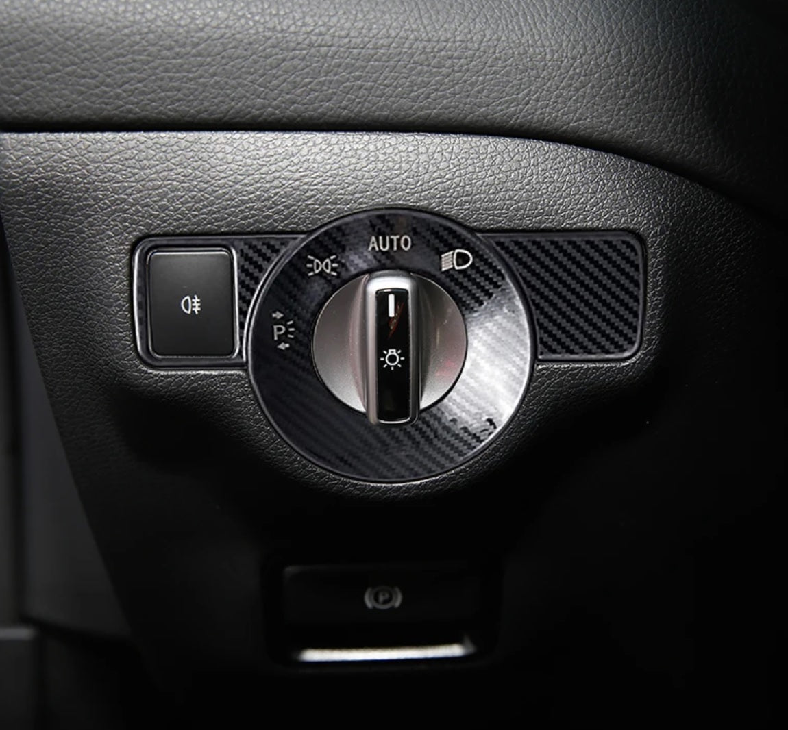 Mercedes A / B / CLA / E / GLA / GLE / GLK / GLS Armaturenbrett Licht Schalter Abdeckung Rahmen
