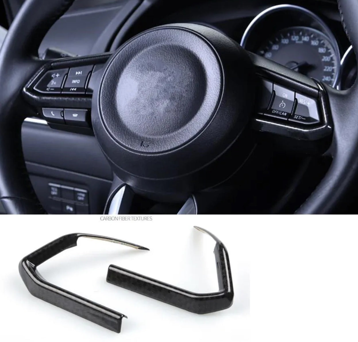 Mazda CX3  Lenkrad Knopfe Abdeckung