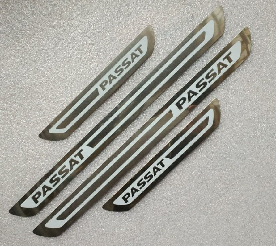 VW Passat B7 Edelstahl Einstiegs Leisten Tür Schweller Abdeckung