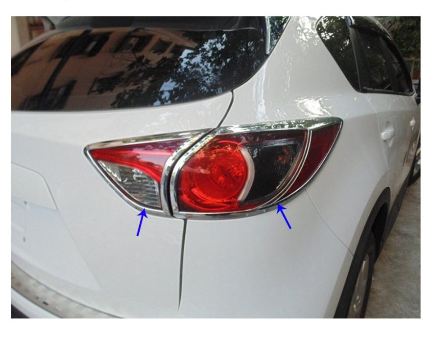 Mazda CX5 KE Chrom Abdeckung Hinteres Licht Rückleuchte Hecklicht