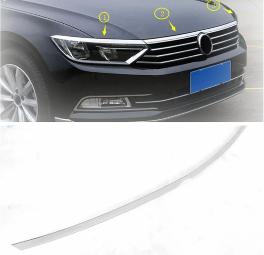 VW Passat B8 Edelstahl Stossleiste Kühlergrill Vorne Leiste Abdeckung