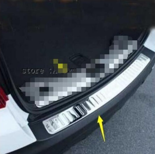 Opel Mokka Edelstahl Ladekantenschutz Abkantung Stoßstange Schutz