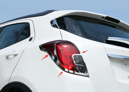 Opel Mokka Chrom Abdeckung Hinteres Licht Rückleuchte Hecklicht